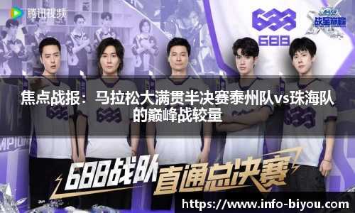 焦点战报：马拉松大满贯半决赛泰州队vs珠海队的巅峰战较量